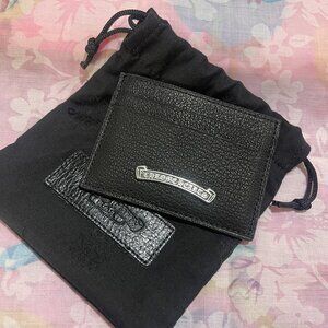 Chrome Hearts Black Card Holder